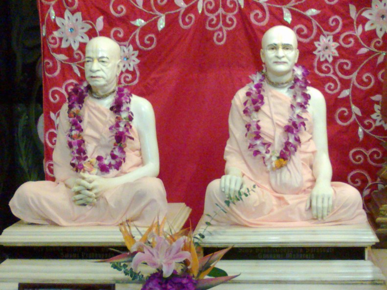 Srila Prabhupada and His Guru Maharaja in Hawai